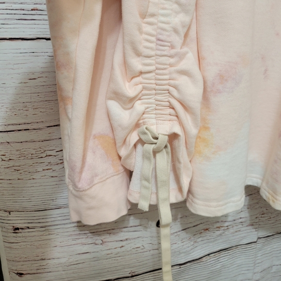 Peace Love World Crewneck Side Tie Pullover - Picture 9 of 13